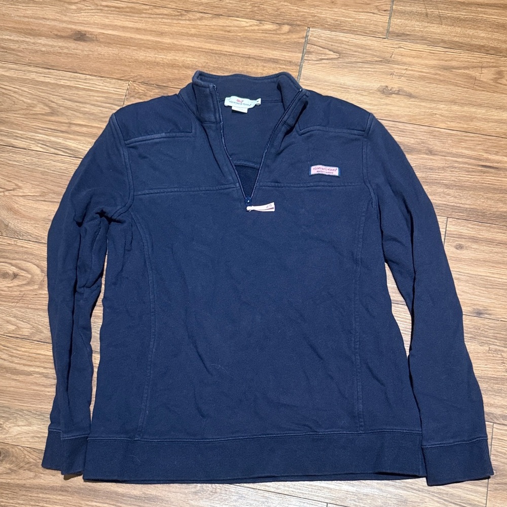 Vineyard Vines Dark Blue Quarter-Zip